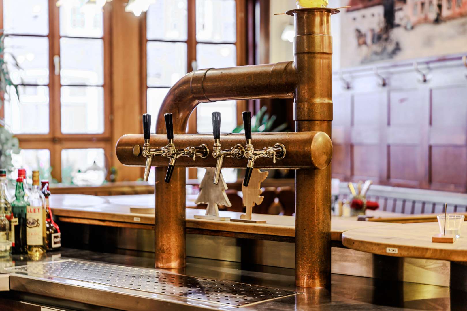 Kupferne Zapfanlage im Im Dom